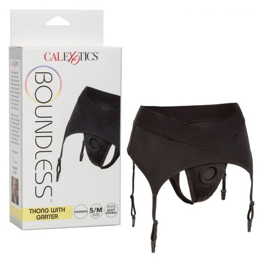 CalExotic - Boundless Thong with Garter - S/M