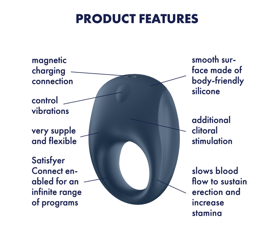 Satisfyer Strong One Ring with Free App