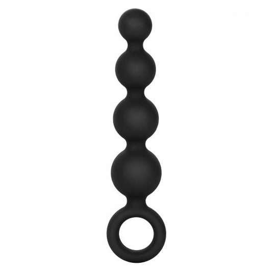 California Exotic Silicone Booty Beads - Black