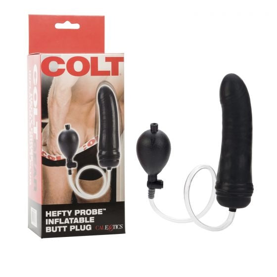 Colt Hefty Probe Inflatable Butt Plug - Black