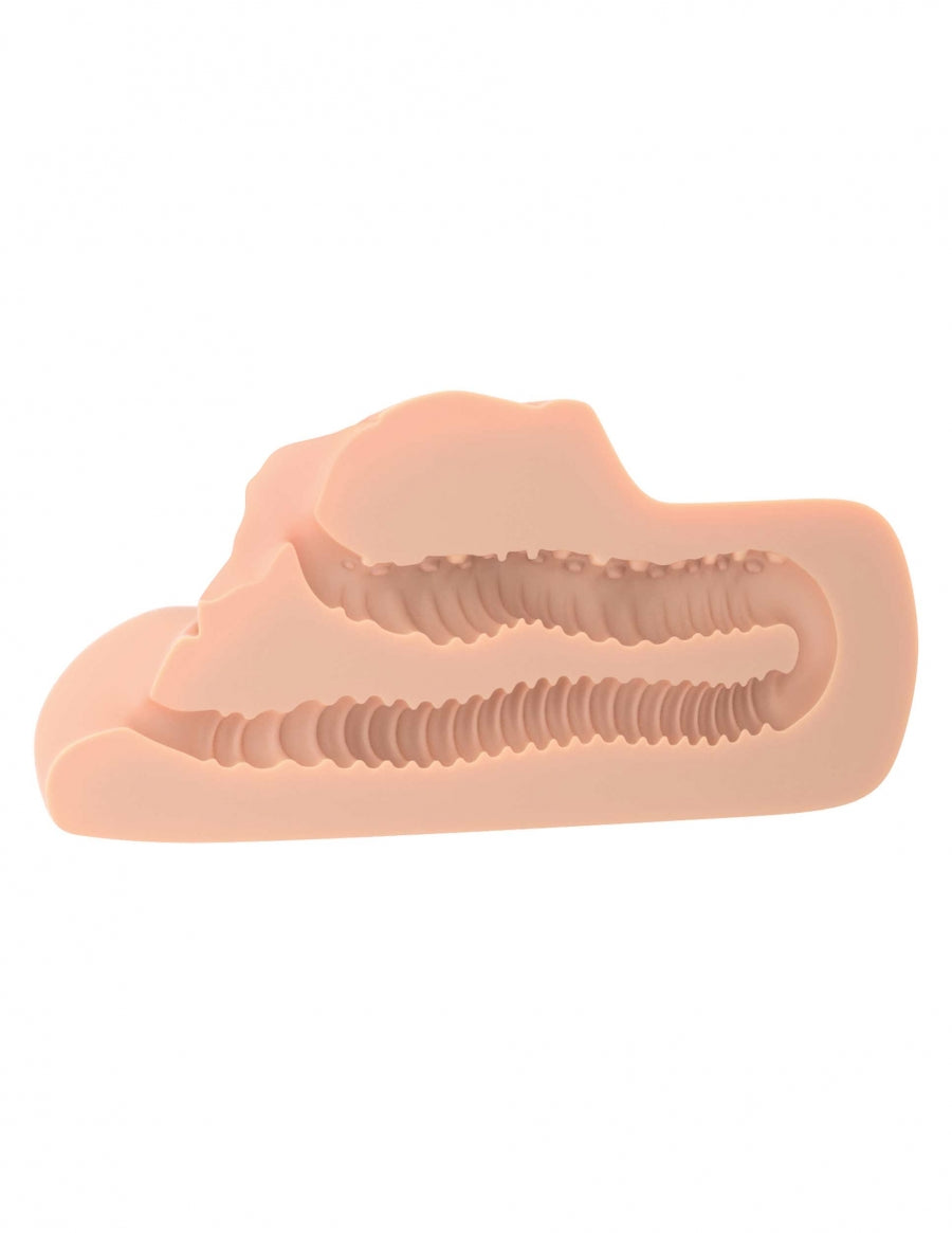 PDX Plus Perfect Pussy Double Stroker - Light