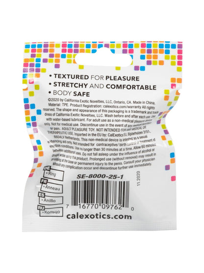 Foil Pack Textured Ring Assorted (Case Qty: 24)