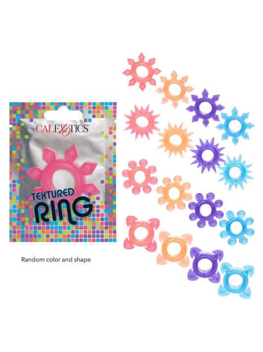 Foil Pack Textured Ring Assorted (Case Qty: 24)