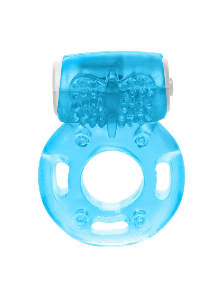 Foil Pack Vibrating Ring - Blue (Case Qty: 24)