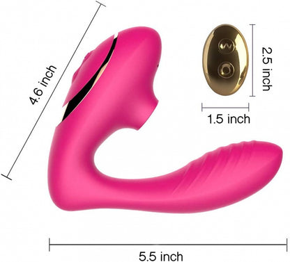 OG 2 Clitoral Sucking Vibrator Rose Red