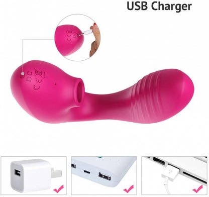 OG 2 Clitoral Sucking Vibrator Rose Red