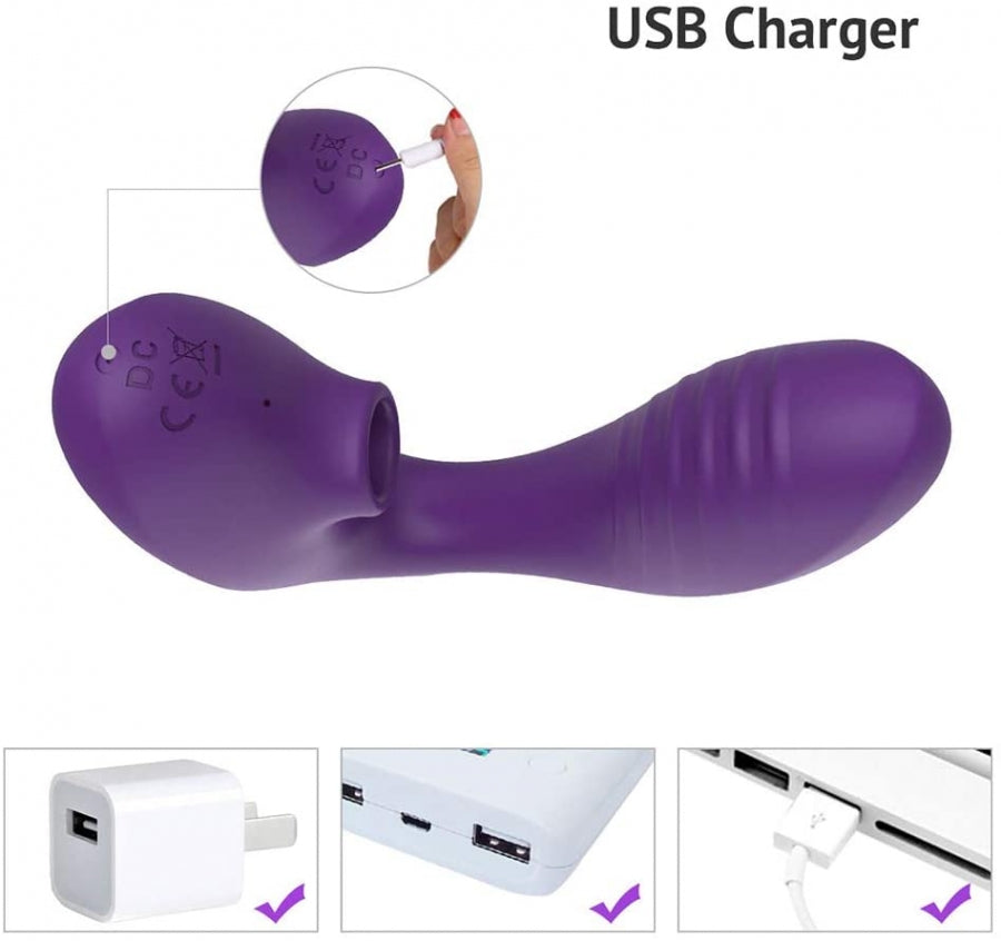 OG 2 Clitoral Sucking Vibrator Purple