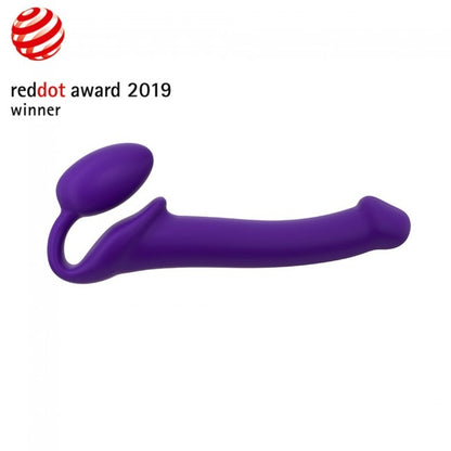 StrapOnMe Semi-Realistic Bendable Strap On Purple M (MSRP CAD$119.99)