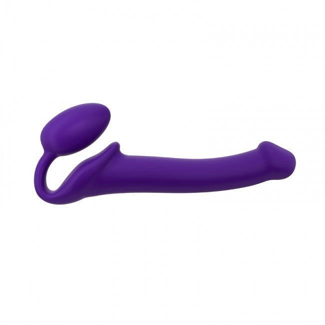 StrapOnMe Semi-Realistic Bendable Strap On Purple M (MSRP CAD$119.99)