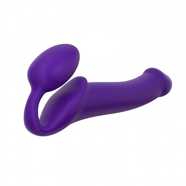 StrapOnMe Semi-Realistic Bendable Strap On Purple L (MSRP CAD$134.99)