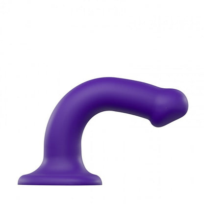 StrapOnMe Semi-Realistic Dual Density Bendable Dildo Purple M (MSRP CAD$104.99)