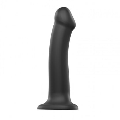 StrapOnMe Semi-Realistic Dual Density Bendable Dildo Black L (MSRP CAD$119.99)