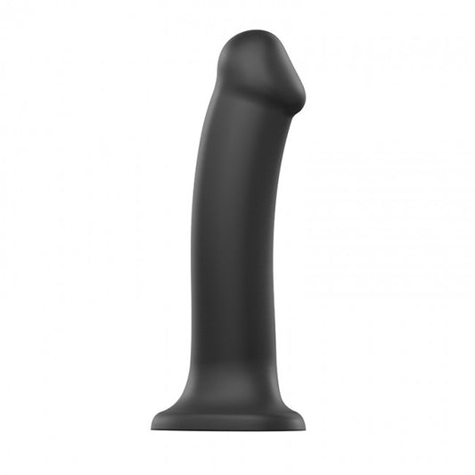 StrapOnMe Semi-Realistic Dual Density Bendable Dildo Black XL (MSRP CAD$134.99)