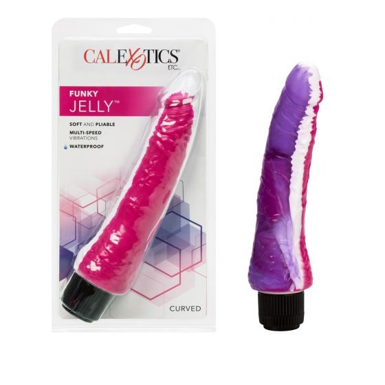 Funky Jelly Vibe 7 1/2" Pink/Purple