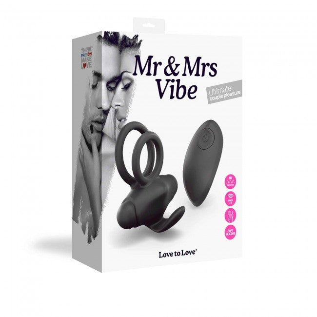 LoveToLove Mr & Mrs Vibe Black Onyx (MSRP CAD$94.49)