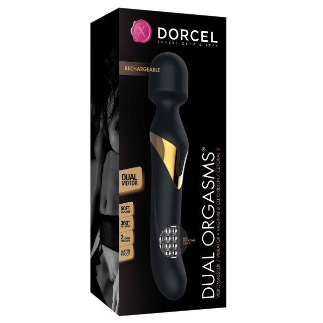 Dorcel Dual Orgasms Stimulator Double Motors Black (MSRP CAD$149.99)