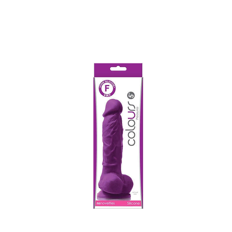 NS - Colours - Pleasures - 5" Dildo - Purple