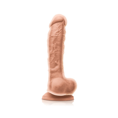 NS - Colours - Dual Density - 8" Dildo - White