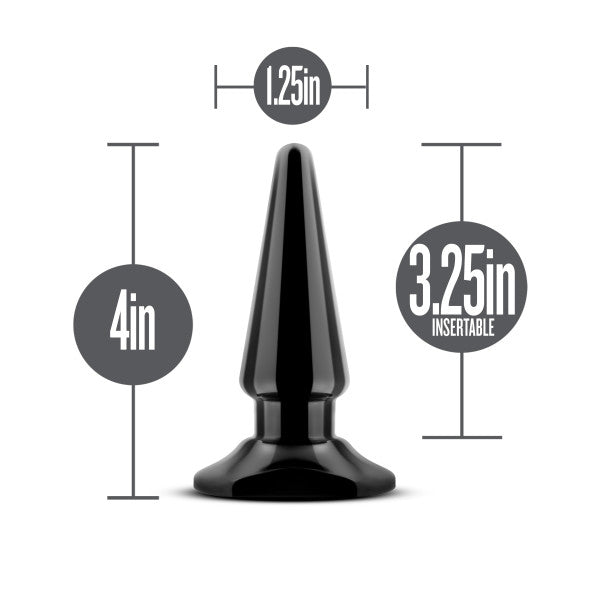 Blush - Basic Vibrating Anal Pleaser - Black