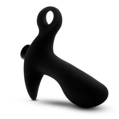 Blush - Platinum - Silicone Vibrating Prostate Massager 01 - Black
