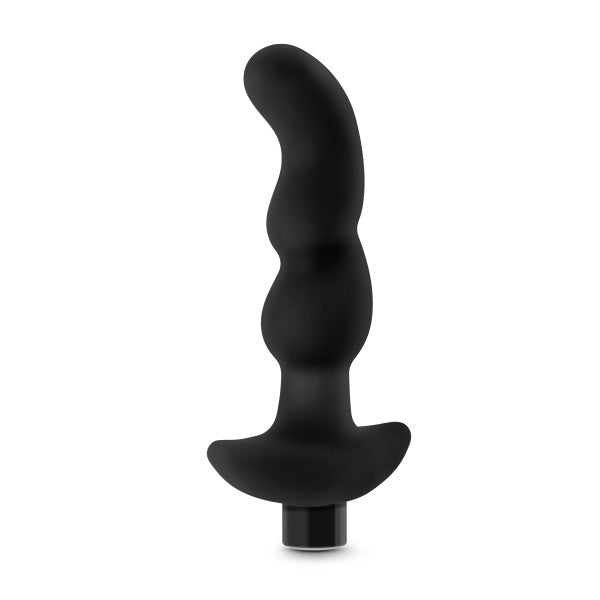 Blush - Platinum - Silicone Vibrating Prostate Massager 03 - Black