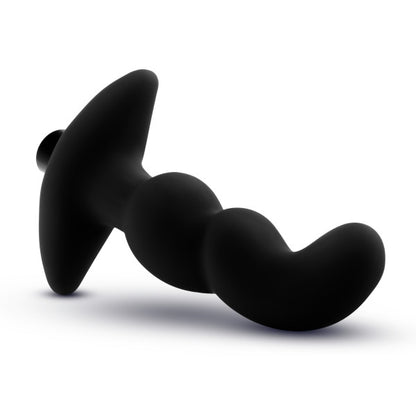 Blush - Platinum - Silicone Vibrating Prostate Massager 03 - Black