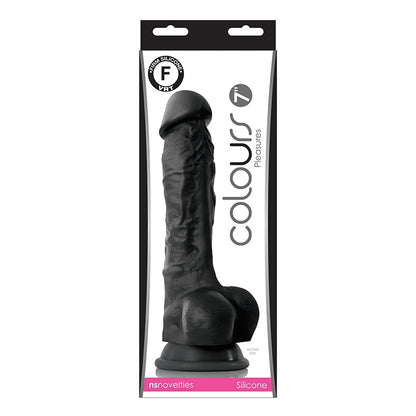 NS - Colours - Pleasures - 7" Dildo - Black