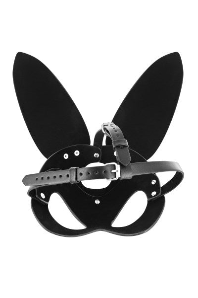 FT Adjustable Faux Leather Bunny Mask