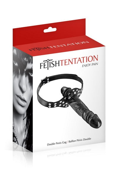 FT Double Penis Gag Black