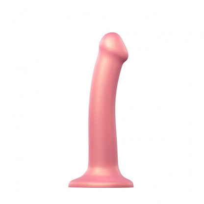 StrapOnMe Mono Density Dildo Metallic Vieux Rose Size M Shine (MSRP CAD$89.99)