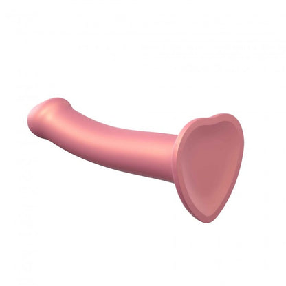 StrapOnMe Mono Density Dildo Metallic Vieux Rose Size M Shine (MSRP CAD$89.99)
