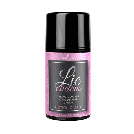 Sensuva - Lic-o-licious Cotton Candy Oral Delight Cream 1.7oz Bottle