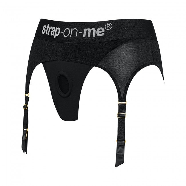 StrapOnMe Harness Lingerie Rebel L Black (MSRP CAD$74.99)