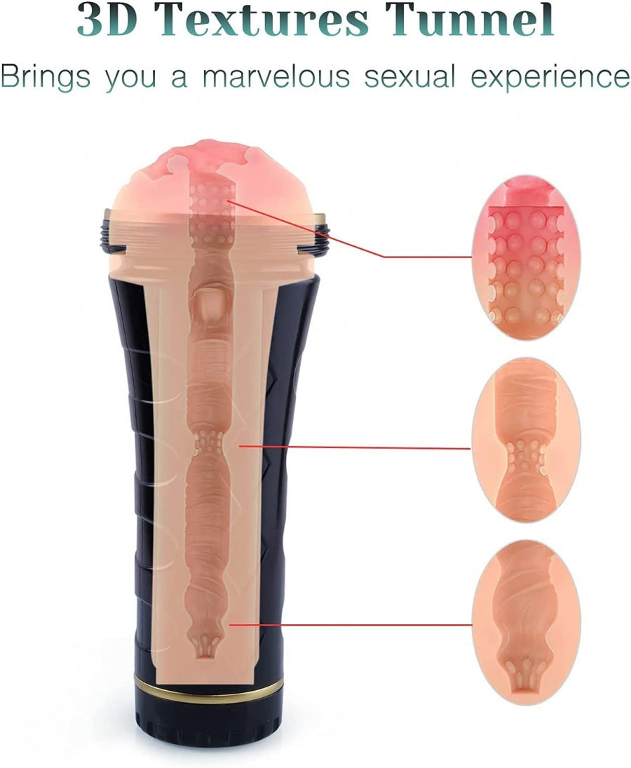 Masturbator Cup Black Buttlerfly DonJon Cup