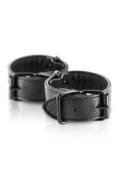 FT Adjustable Faux Leather Handcuffs