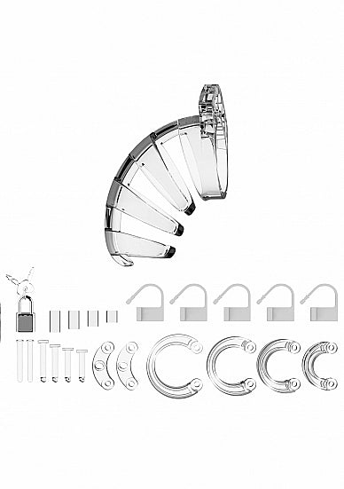 Shots - ManCage - Model 02 - Chastity - 3.5" - Cock Cage - Transparent