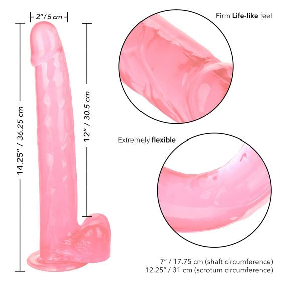 Size Queen 12"/30.5 cm - Pink