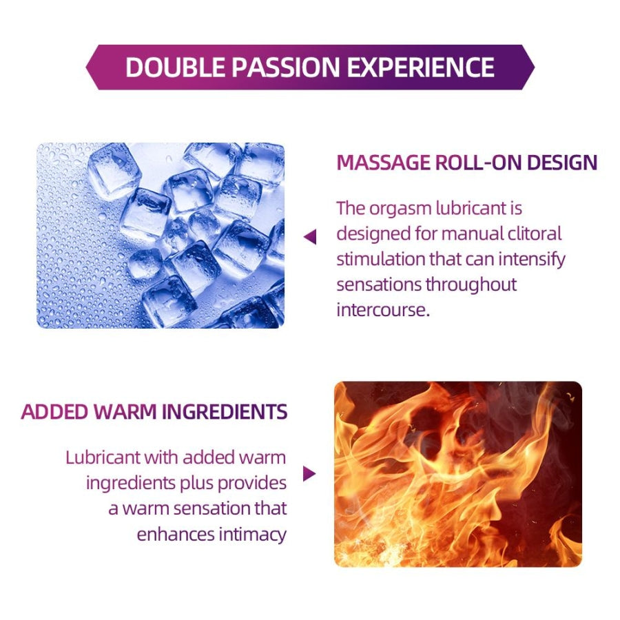 Drywell - Double Sensation Beads Massage Orgasm Female Sex Lubrication 100mL
