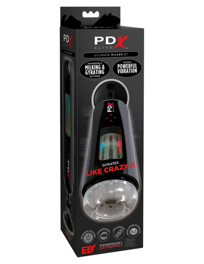 PDX Elite Ultimate Milker 2 - Black/Clear