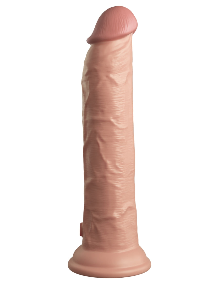 King Cock Elite 9" Dual Density Silicone Cock - Light