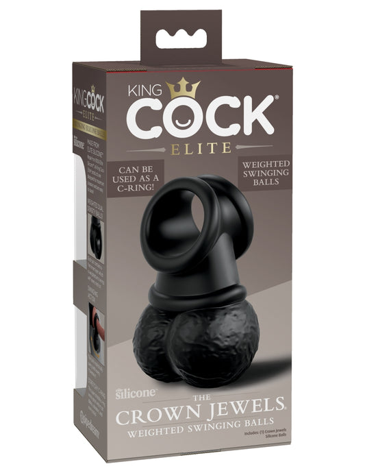 King Cock Elite The Crown Jewels - Weighted Swinging Balls