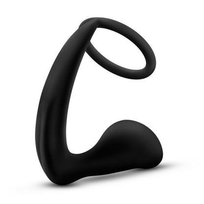 Blush - Anal Adventures Platinum - Cock Ring Plug - Black