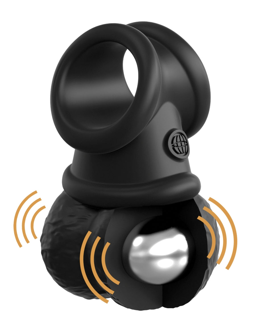 King Cock Elite The Crown Jewels - Vibrating Swinging Balls