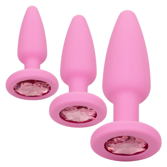 California Exotic First Time Crystal Booty Kit - Pink