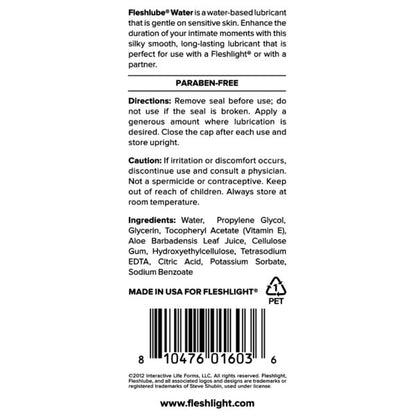 Fleshlight Fleshlube Water 4 oz