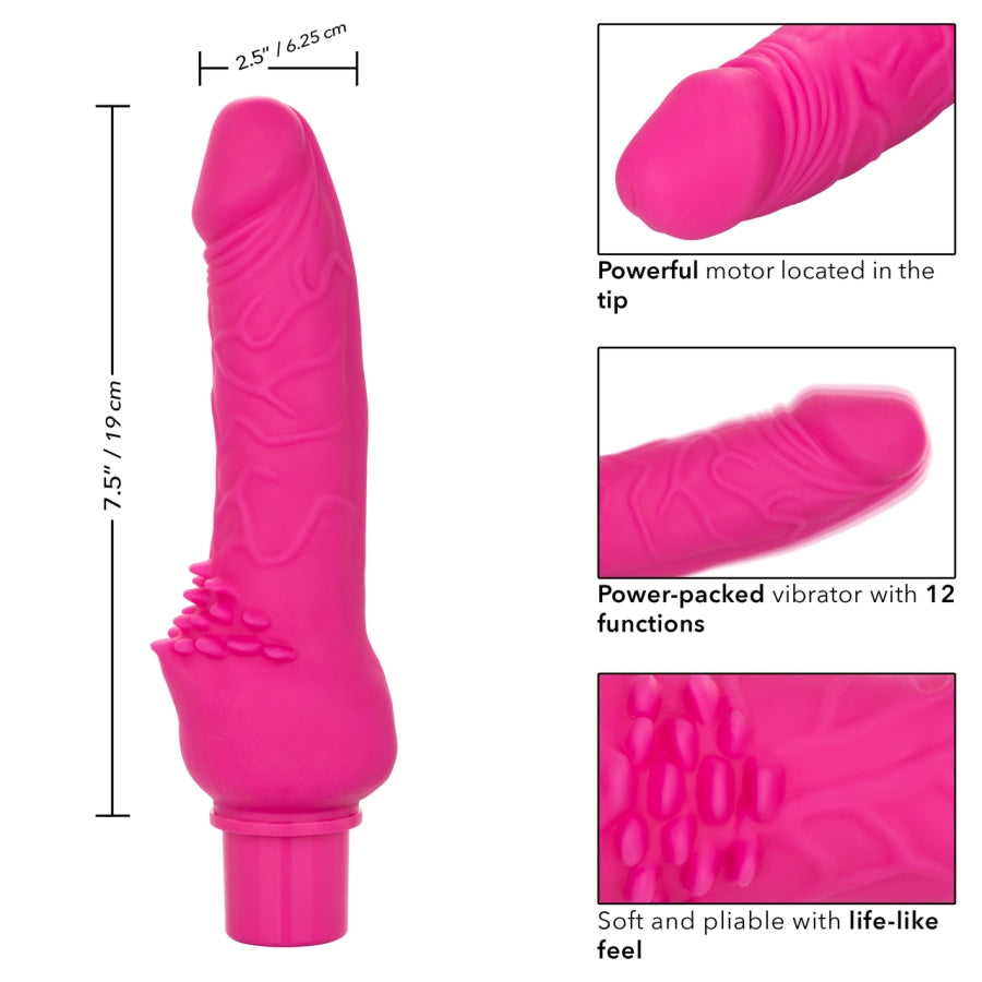 Rechargeable Power Stud Cliterrific - Pink