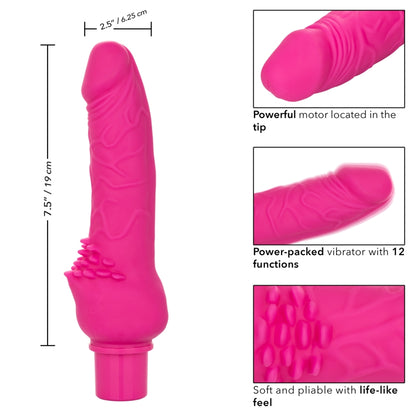 Rechargeable Power Stud Cliterrific - Pink