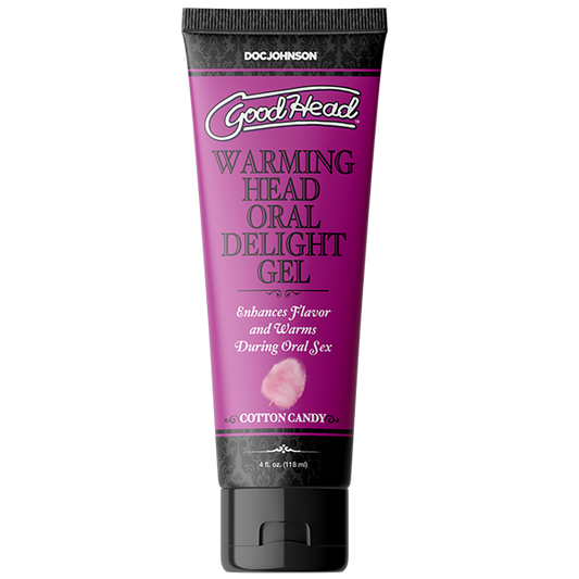 GoodHead - Warming Oral Delight Gel - Cotton Candy 4 fl. oz.