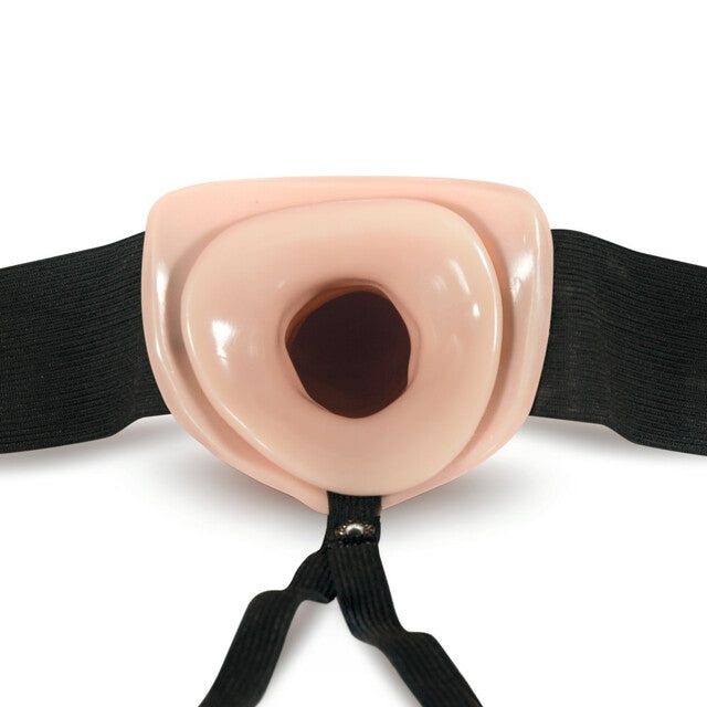 Blush - Dr. Skin 6" Hollow Strap On - Vanilla