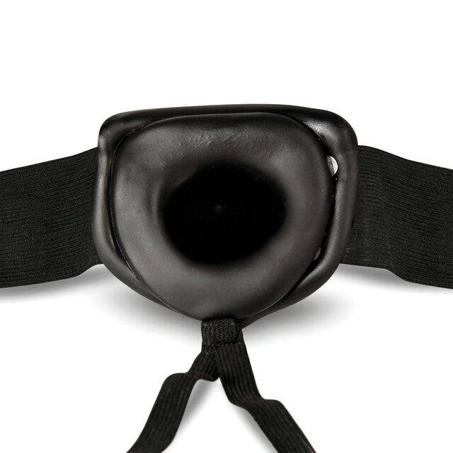 Blush - Dr. Skin 6" Hollow Strap On - Black